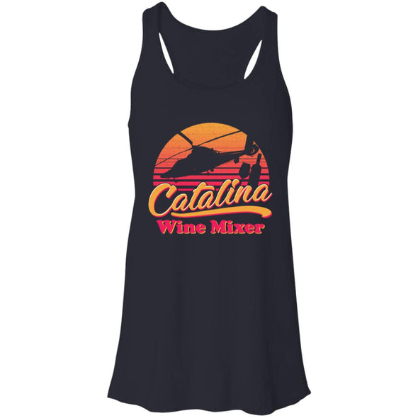 Catalina Wine Mixer Flowy Racerback Tank