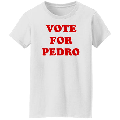 Vote For Pedro Ladies Cotton Tee