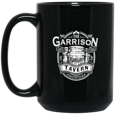 The Garrison Black Mug 15oz (2-sided)