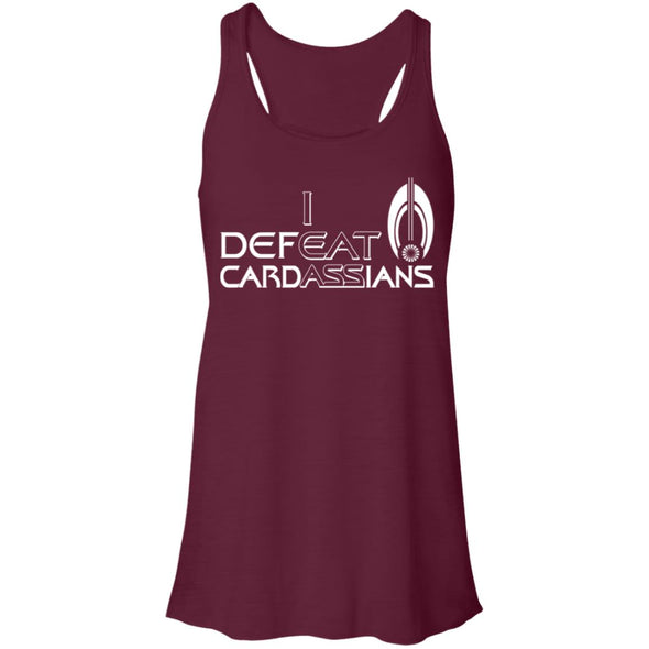 Defeat Cardassians Flowy Racerback Tank