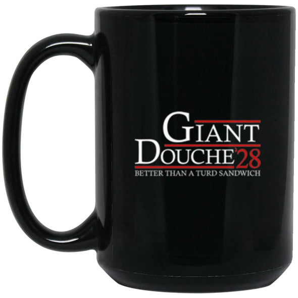 Giant Douche 28 Black Mug 15oz (2-sided)