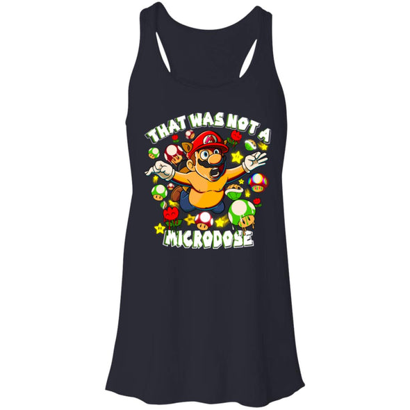 Microdose Mario Flowy Racerback Tank