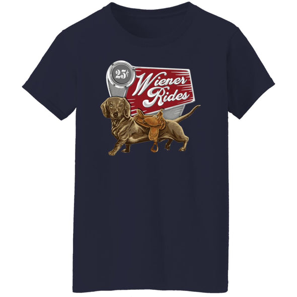 Wiener Rides Ladies Cotton Tee