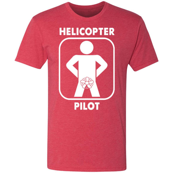 Helicopter Pilot Premium Triblend Tee