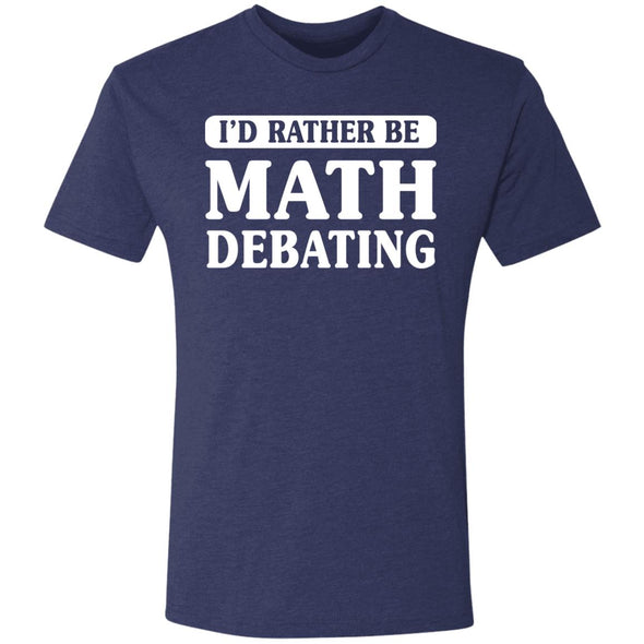 Math Debate Premium Triblend Tee