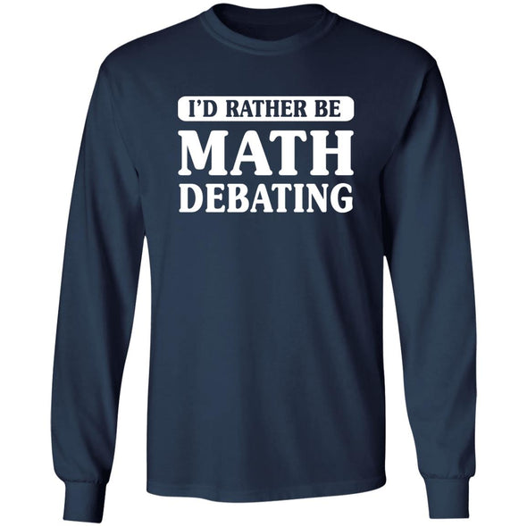 Math Debate Heavy Long Sleeve