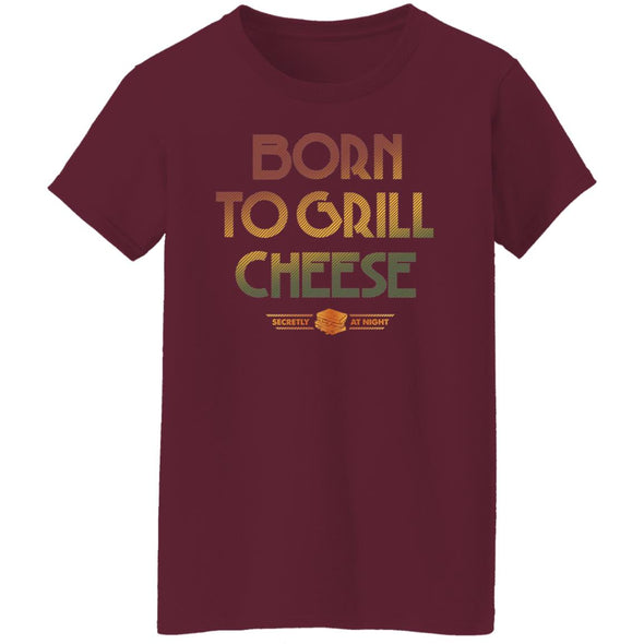 Born To Grill  Ladies Cotton Tee