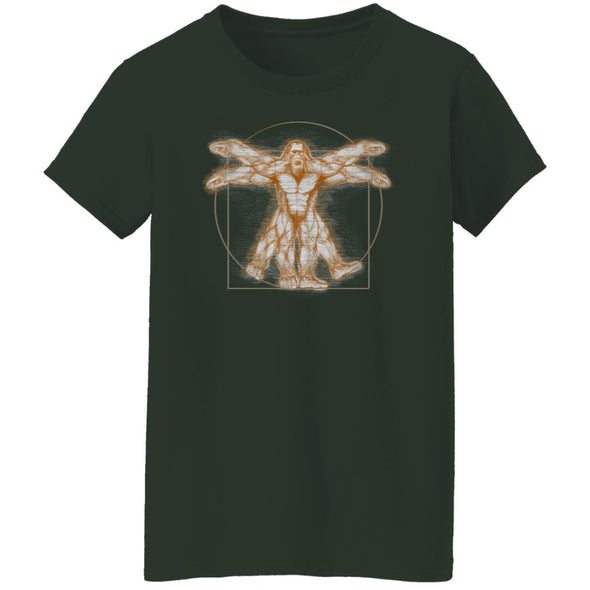 Vitruvian Bigfoot Ladies Cotton Tee