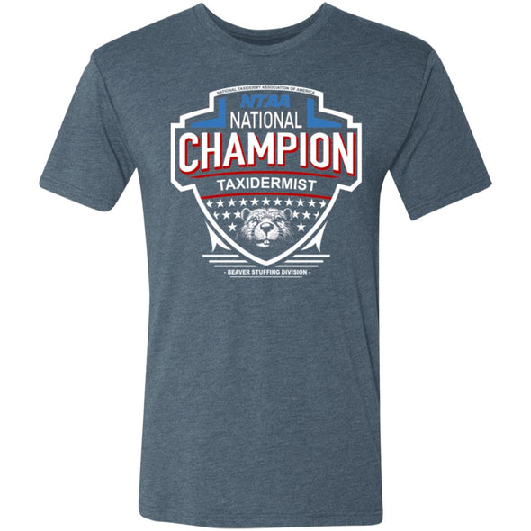 Beaver Stuffing Champ Premium Triblend Tee