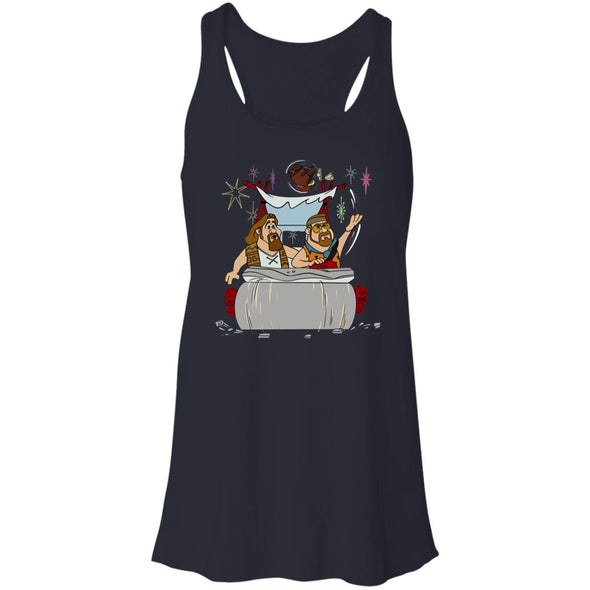 The Big Rockbowski Flowy Racerback Tank