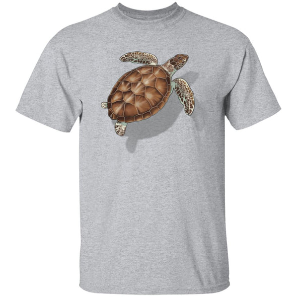 Sea Turtle Shadow Cotton Tee