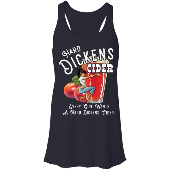 Dickens Cider Flowy Racerback Tank