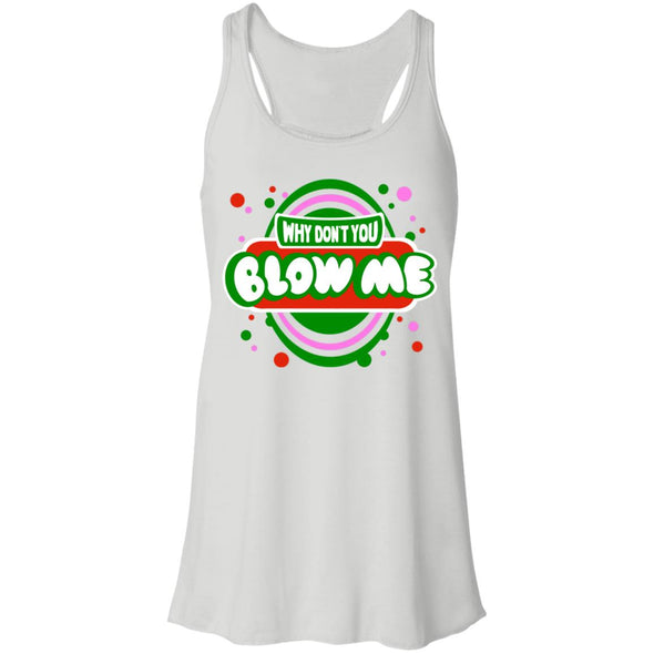 Blow Me Lollipop Flowy Racerback Tank