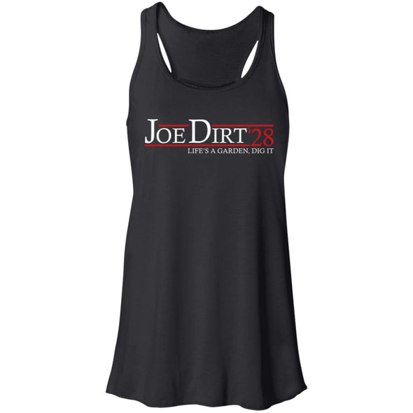 Joe Dirt 28 Flowy Racerback Tank