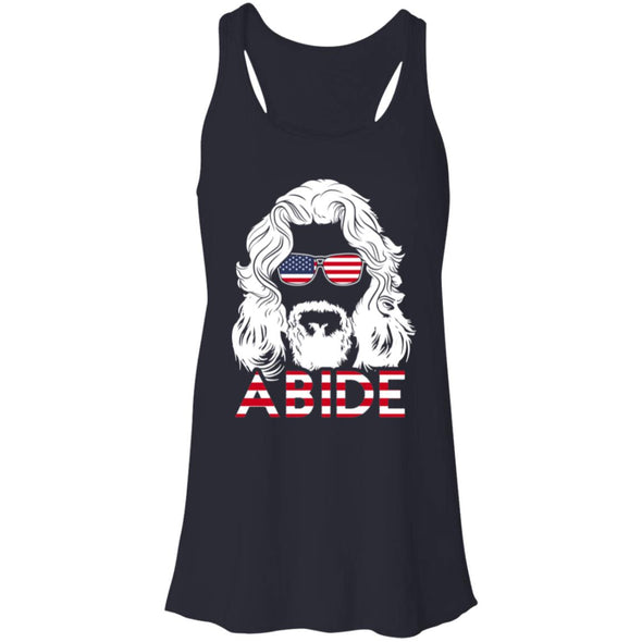 USA Abide Flowy Racerback Tank