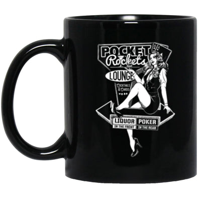Pocket Rockets Black Mug 11oz (2-sided)