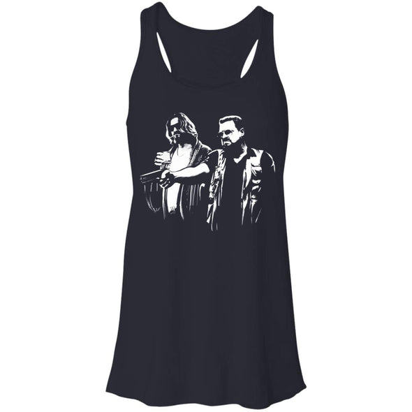 Lebowski Silhouette Flowy Racerback Tank