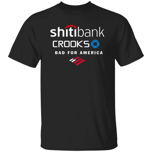 Banks Are Bad Cotton Tee