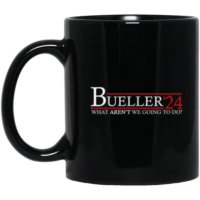 Bueller 24  Black Mug 11oz (2-sided)