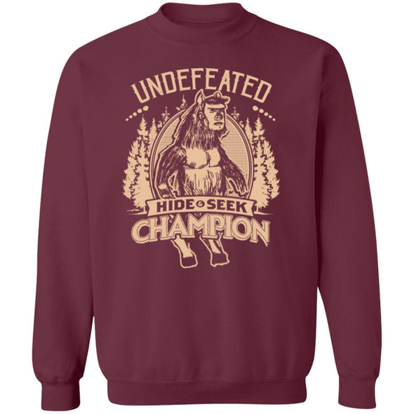 Undefeated Man Bear Pig Undefeated Man Bear Pig Crewneck Sweatshirt