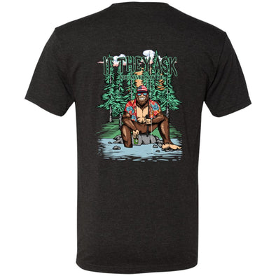 Bigfoot Fishing Premium Triblend Tee (Back Side Print)