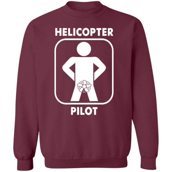 Helicopter Pilot Crewneck Sweatshirt