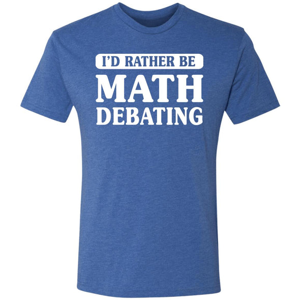 Math Debate Premium Triblend Tee