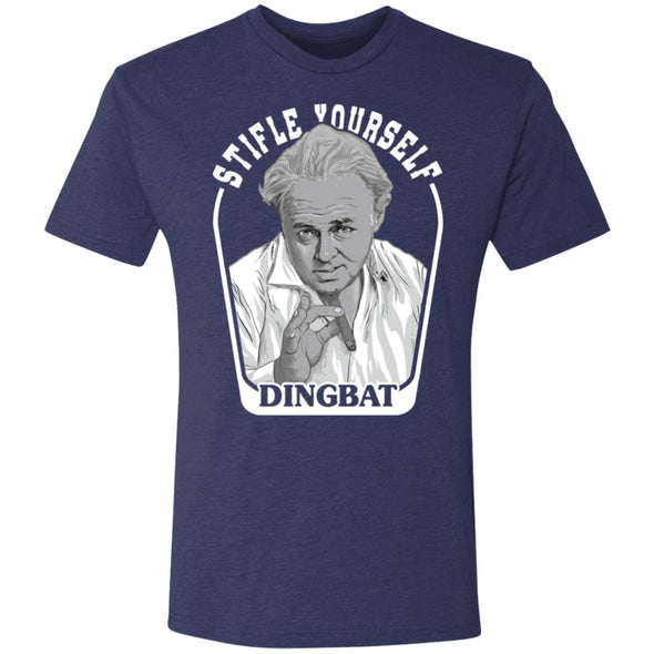 Stifle Yourself Dingbat Triblend Tee