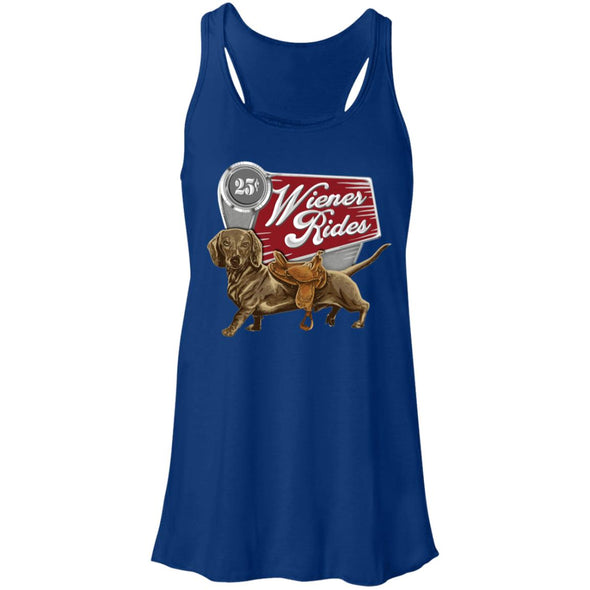 Wiener Rides Flowy Racerback Tank