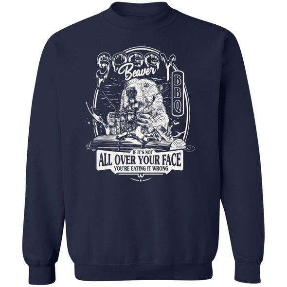 Soggy Beaver Barbecue Crewneck Sweatshirt