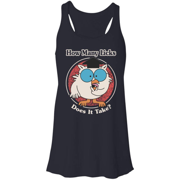 How Many Licks? Flowy Racerback Tank