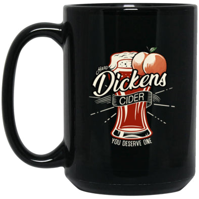 Dickens Cider Vintage Black Mug 15oz (2-sided)