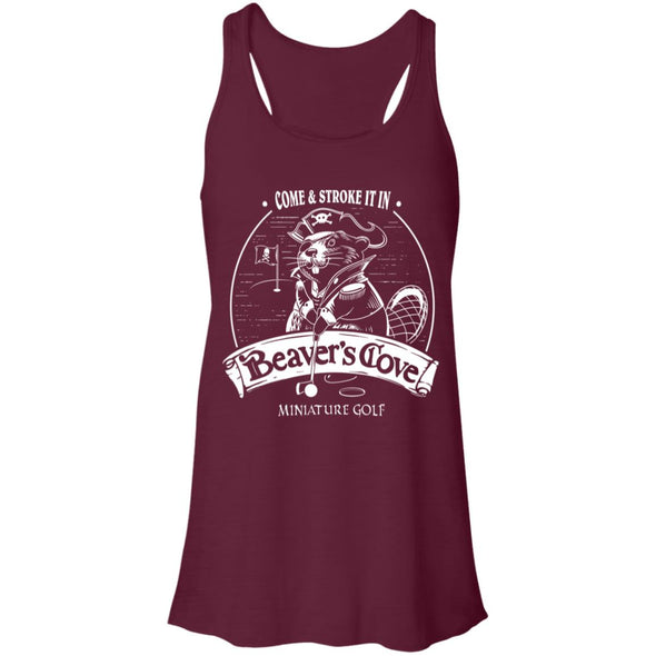 Beaver Cove Mini Golf Flowy Racerback Tank