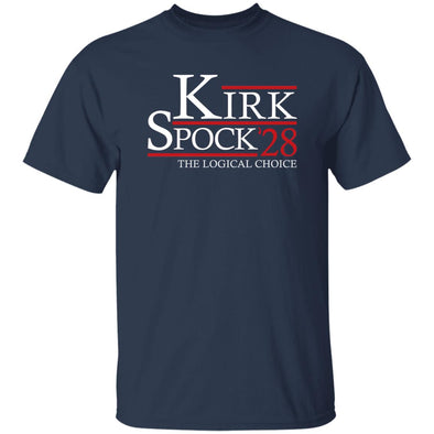 Kirk Spock 28 Cotton Tee