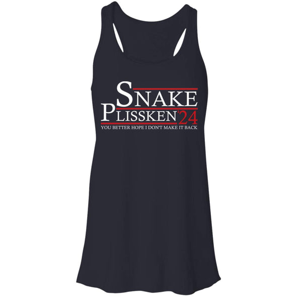 Snake Plissken 24 Flowy Racerback Tank