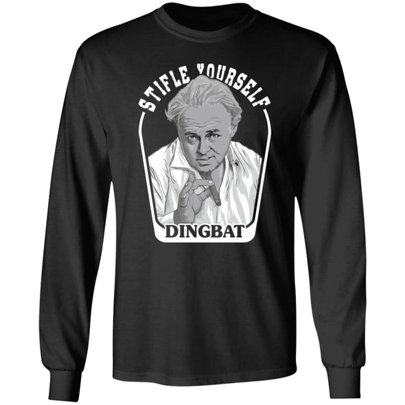 Stifle Yourself Dingbat  Heavy Long Sleeve