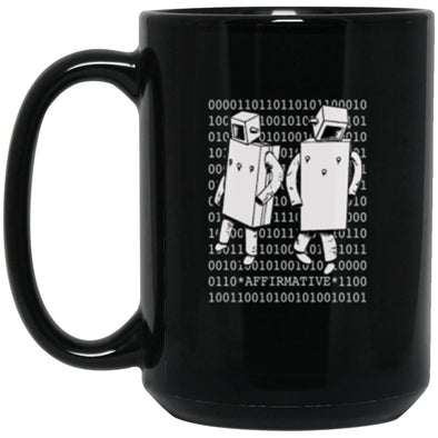 Binary Solo 15oz Black Mug