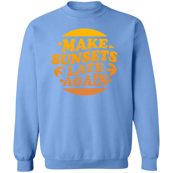 Make Sunsets Late Again Crewneck Sweatshirt