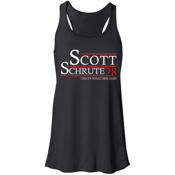 Scott Schrute 28 Flowy Racerback Tank