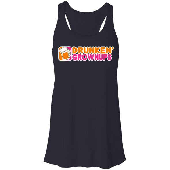 Drunken Grownups Flowy Racerback Tank