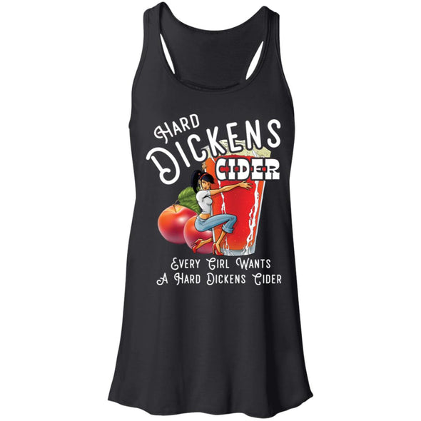 Dickens Cider Flowy Racerback Tank