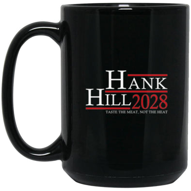 Hank Hill 28 Black Mug 15oz (2-sided)