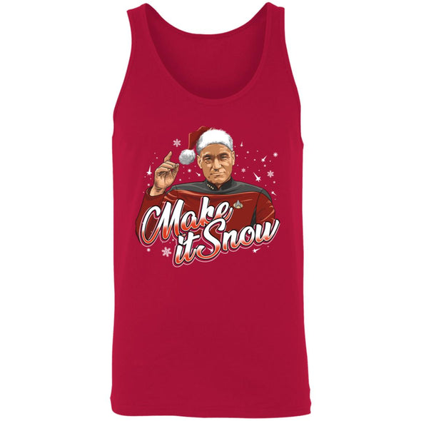 Make It Snow Picard Tank Top