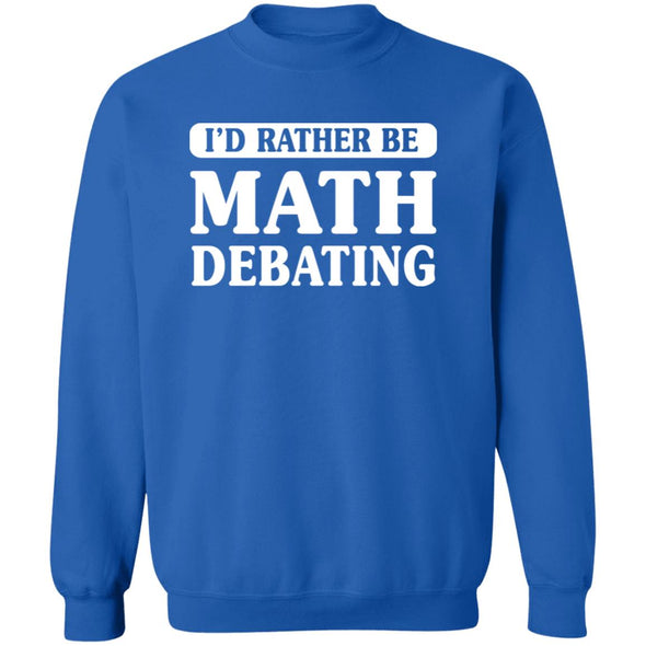 Math Debate Crewneck Sweatshirt