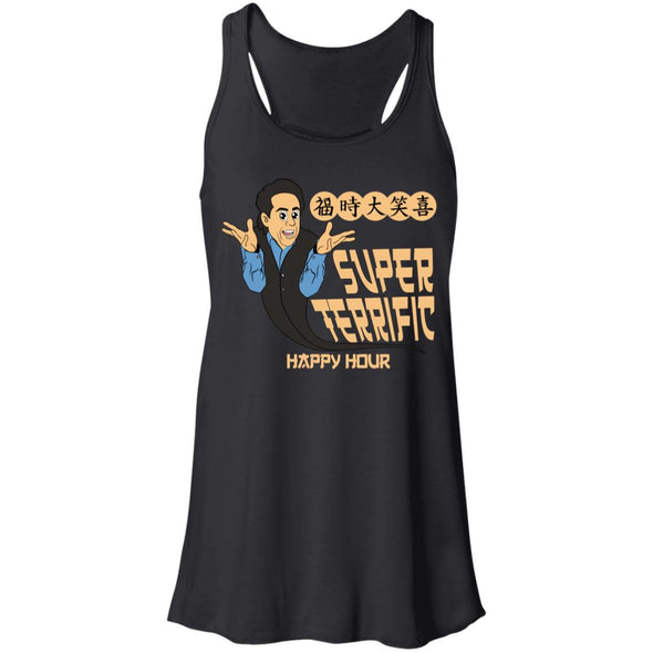 Super Terrific Happy Hour Flowy Racerback Tank