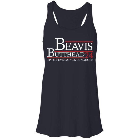 Beavis Butthead 24 Flowy Racerback Tank