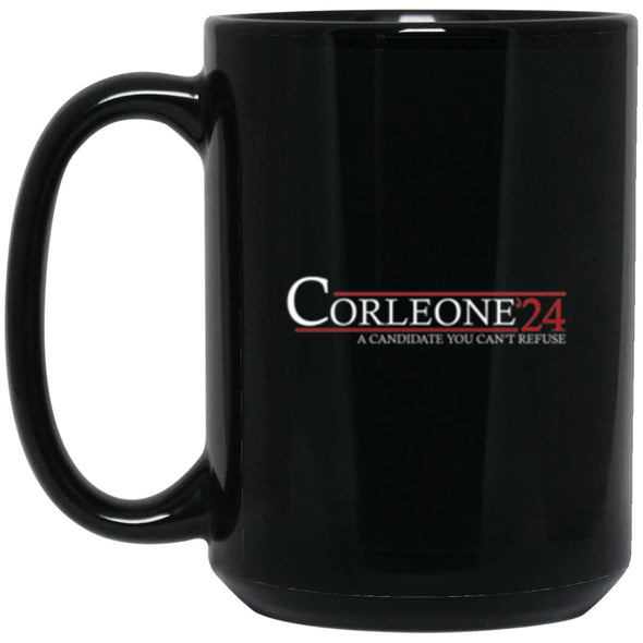 Corleone 24 Black Mug 15oz (2-sided)