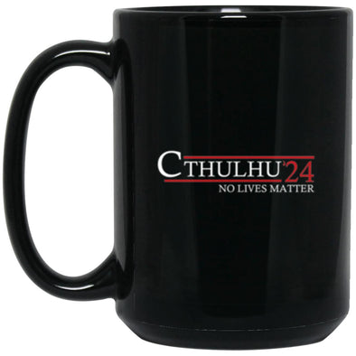 Cthulhu 24 Black Mug 15oz (2-sided)