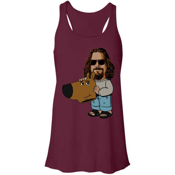 "Just A Chill Guy" Lebowski Flowy Racerback Tank