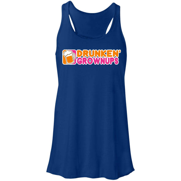 Drunken Grownups Flowy Racerback Tank